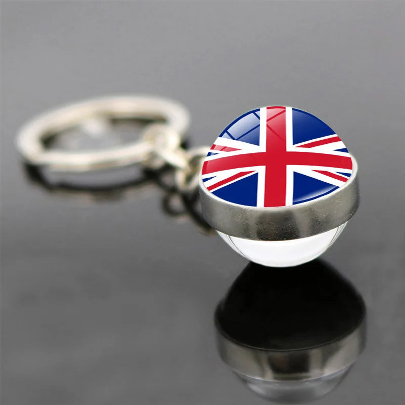 World Flag Keychain