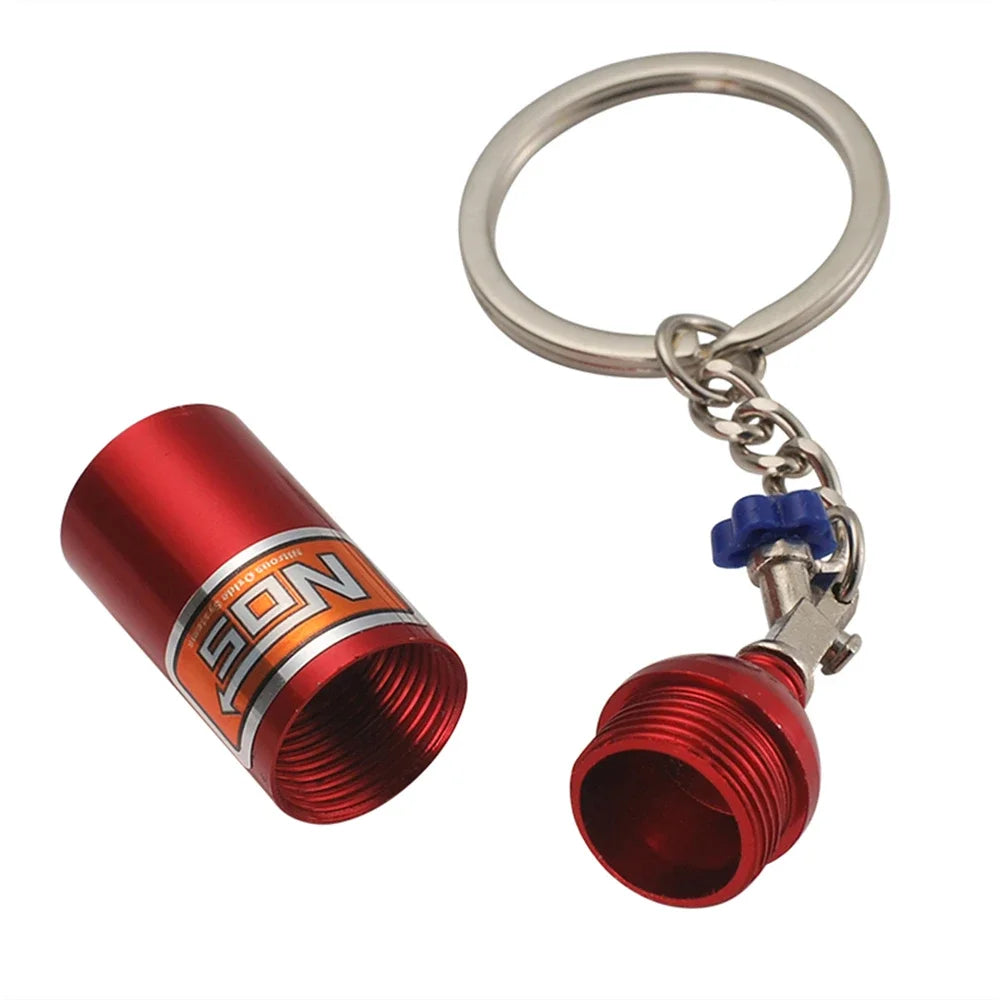 NOS Nitrogen Bottle Keychain