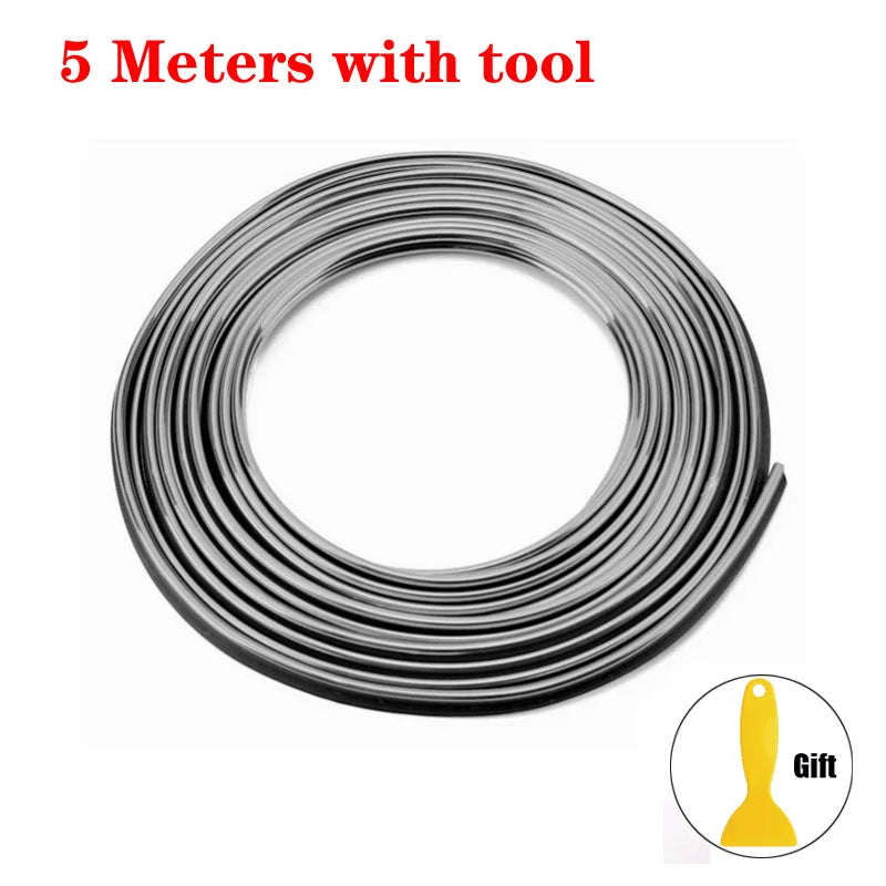 Car Interior & Exterior Decorative Trim Molding – 5M Styling Strip