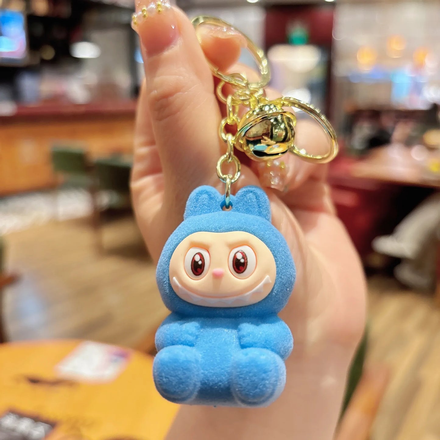 π° Cute Plush Bunny Keychain β Soft & Colorful