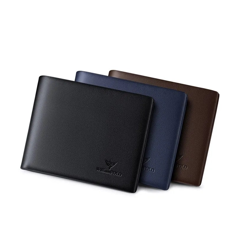 LuxeGuard RFID Leather Wallet