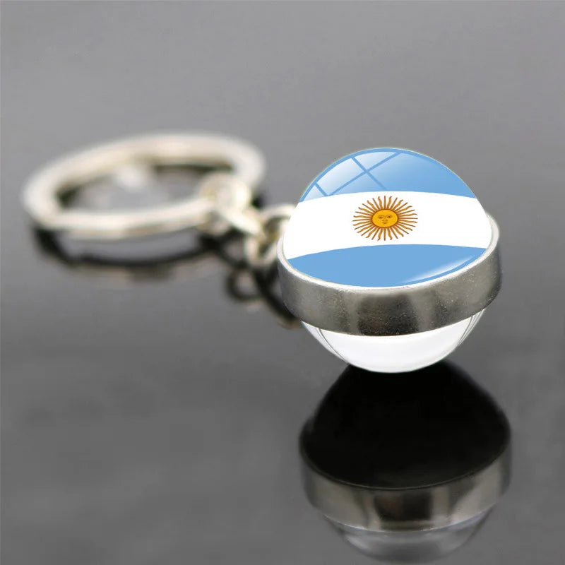 World Flag Keychain