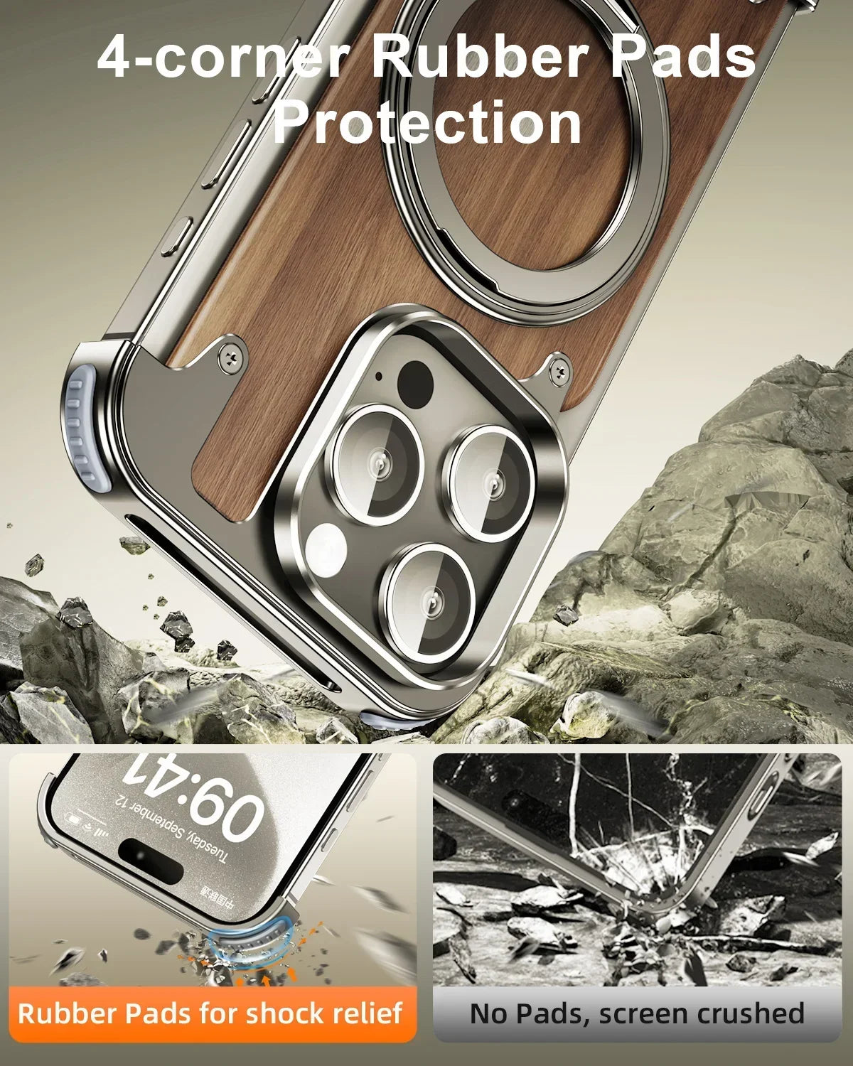 High quality Rotating Ring Stand Case for an iPhone