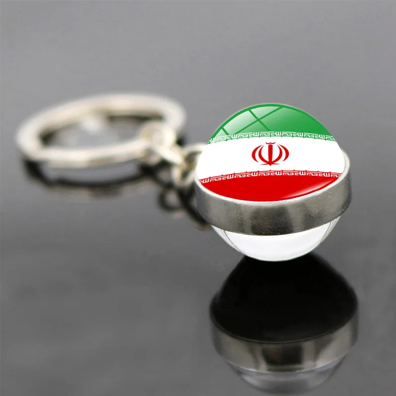 World Flag Keychain