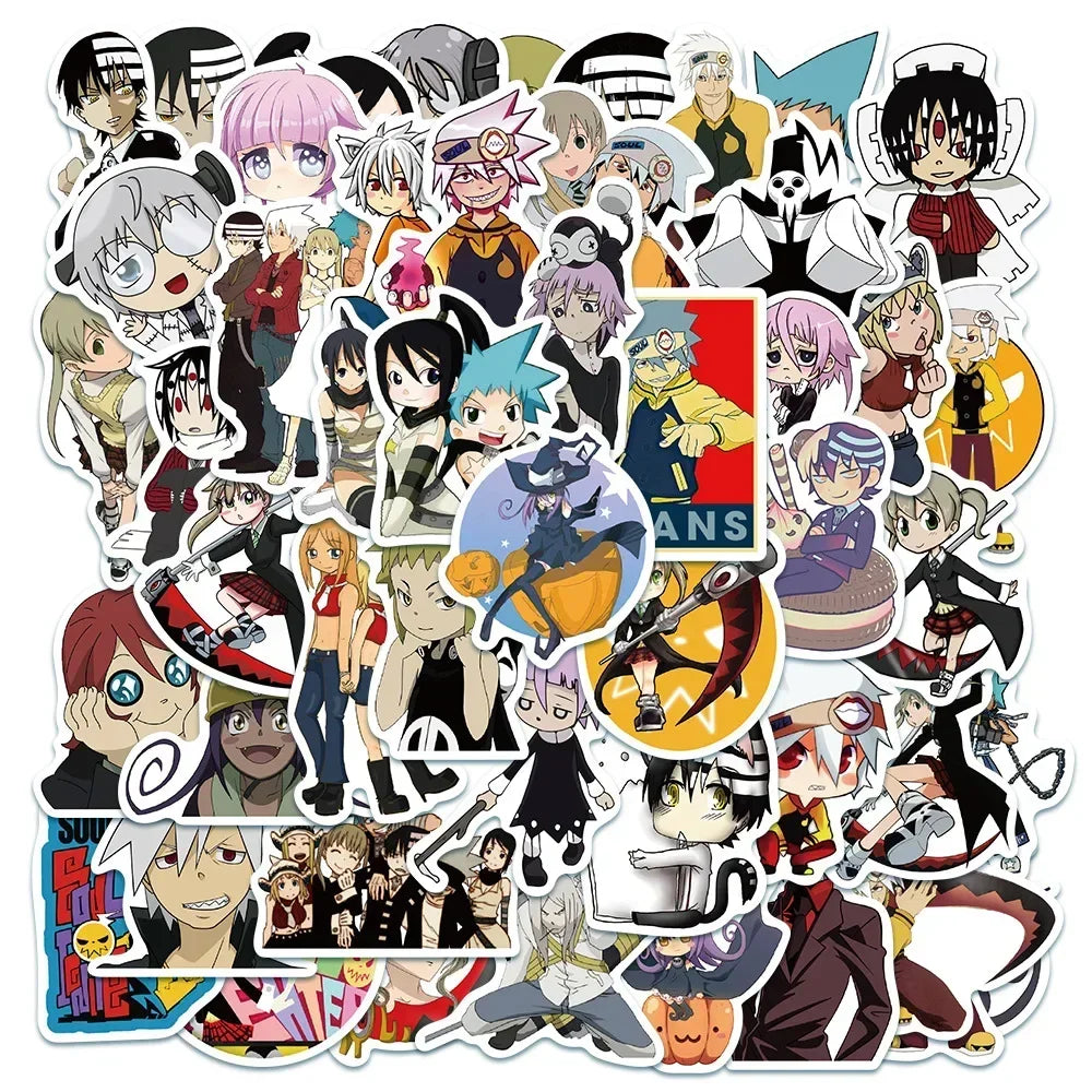 ๐โจ Mega Anime & Gaming Sticker Bundle โ 50pcs โจ๐