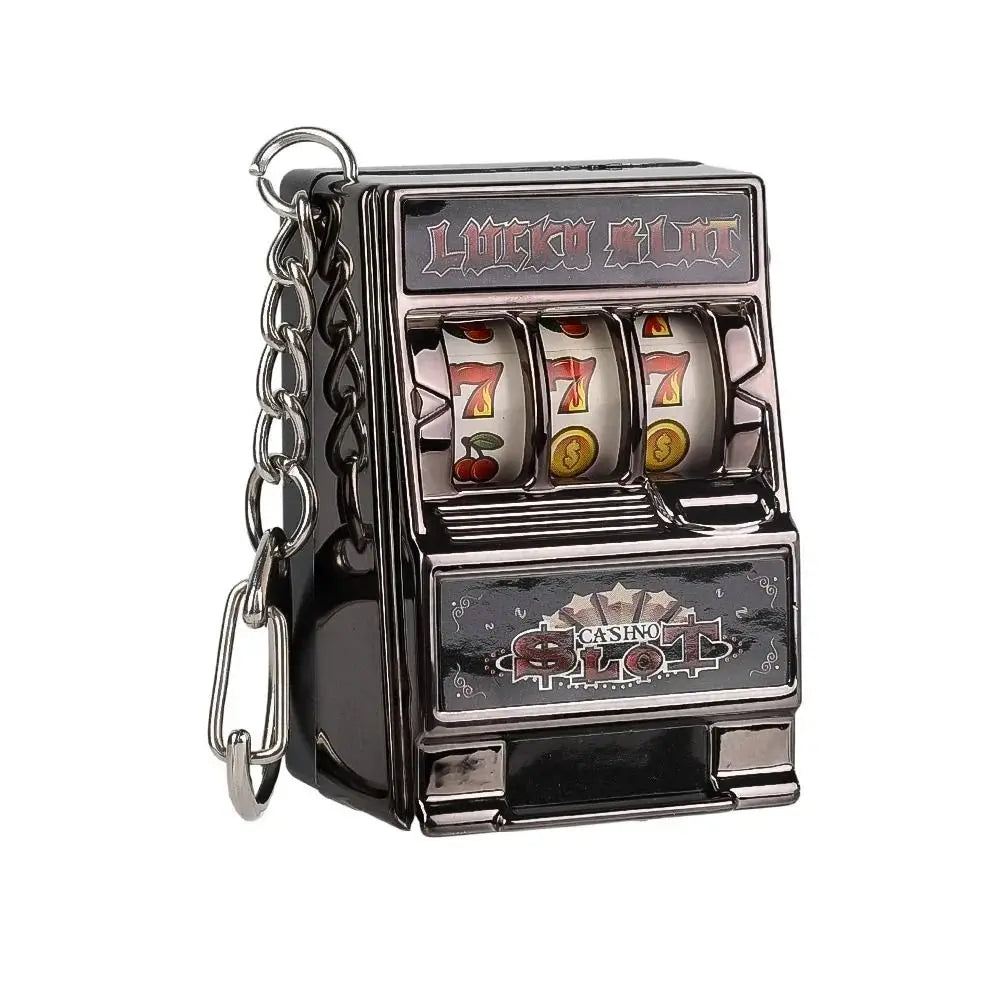 🎰✨ "LuckySpin™ Mini Slot Machine Keychain" ✨🔑