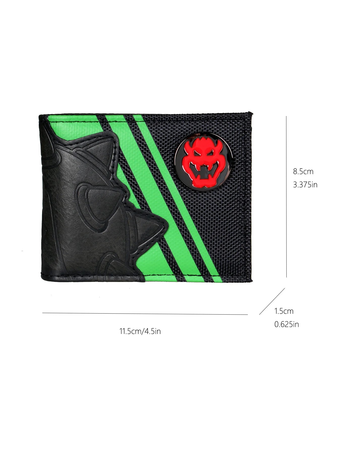 Halloween Themed Striped Wallet