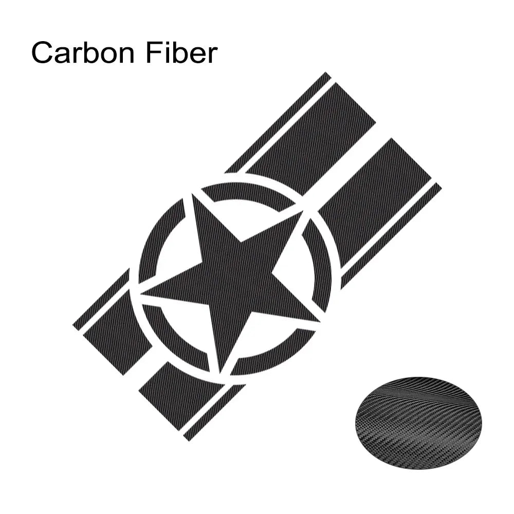 Jeep Hood Star Decal