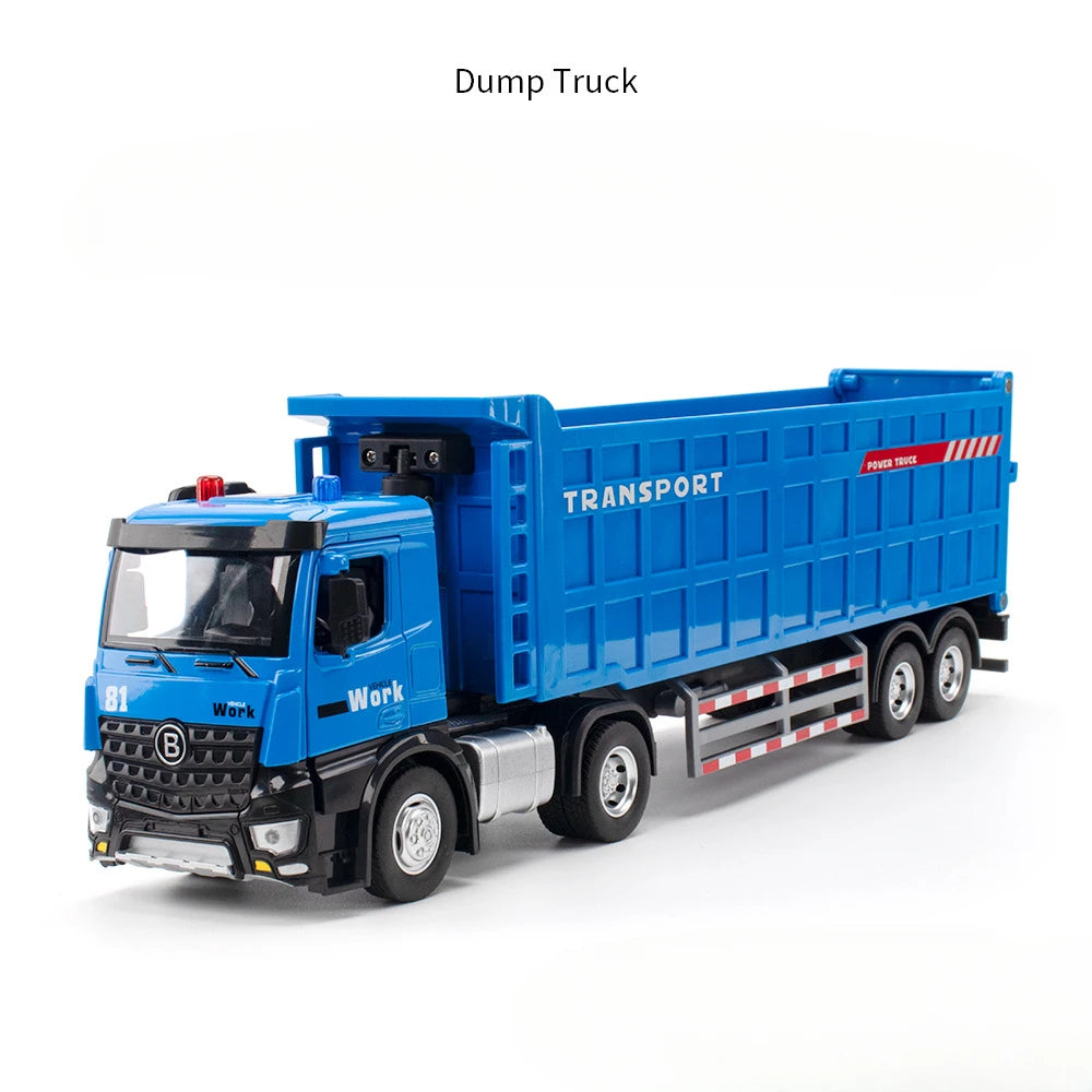 Heavy Duty Blue Dump Truck Toy ππ§ | Realistic Tipper Action for Kids