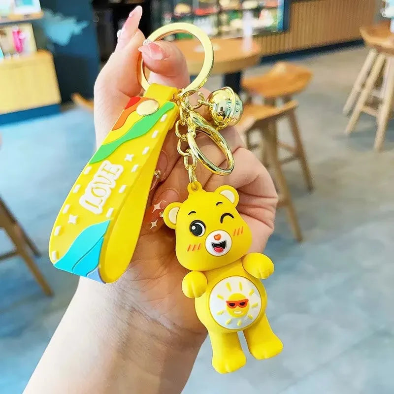 ๐ป Colorful Bear Keychain Duo โ Cute & Cheerful Accessory! ๐