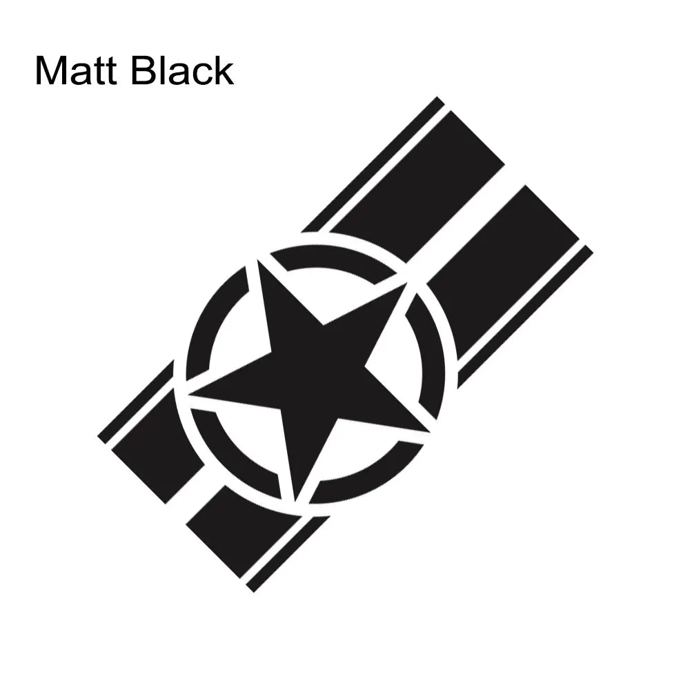 Jeep Hood Star Decal