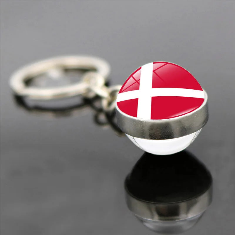 World Flag Keychain