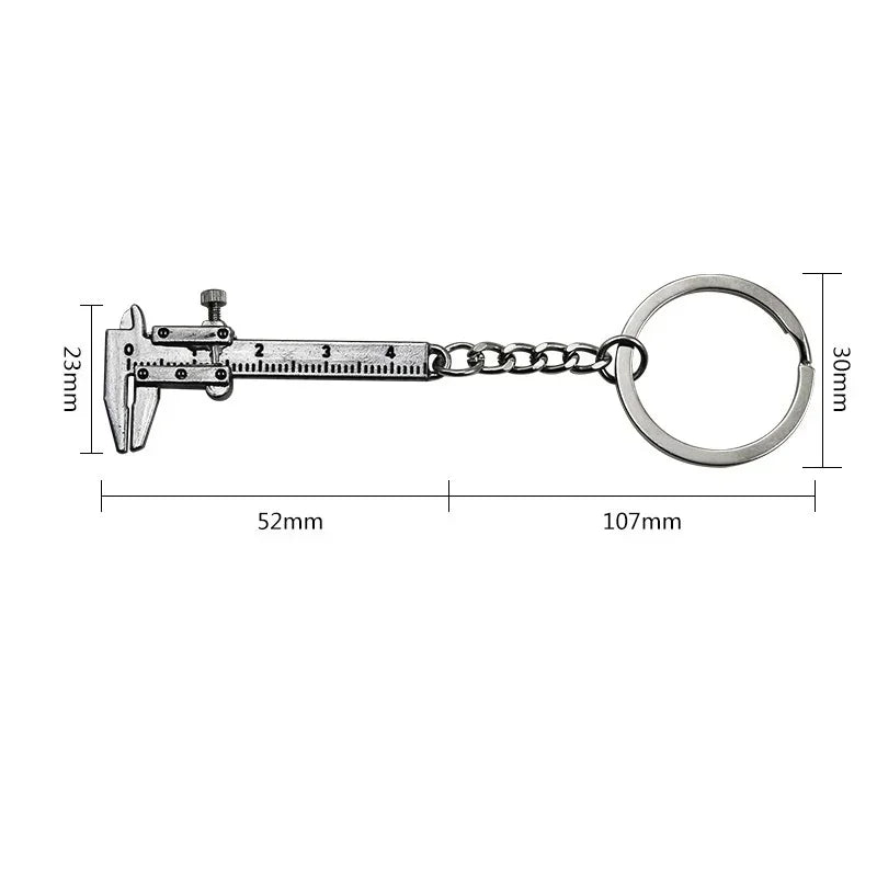 PrecisionCraft Vernier Caliper Keychain