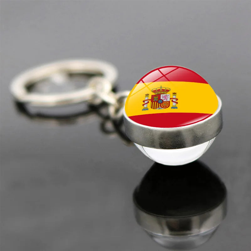 World Flag Keychain