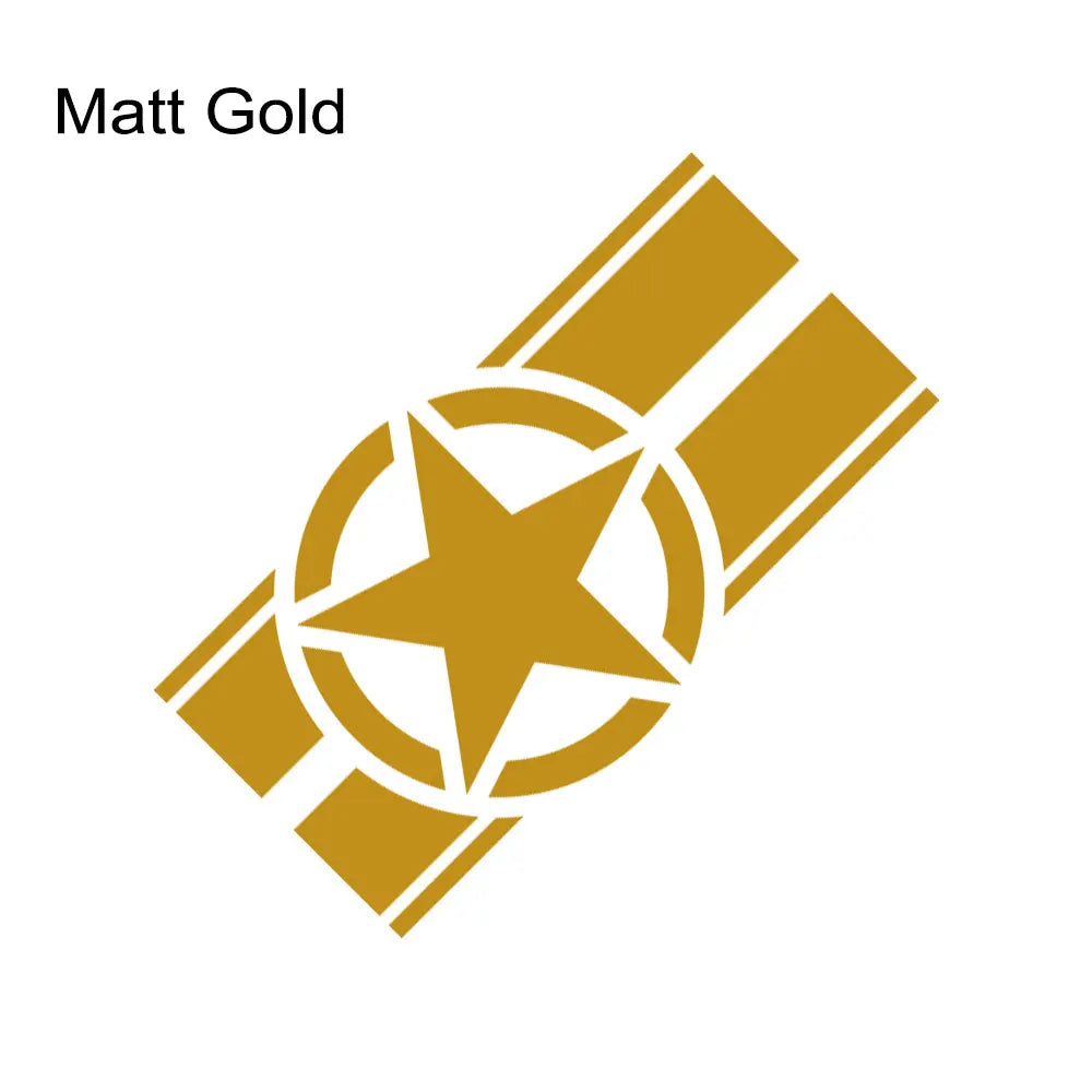 Jeep Hood Star Decal