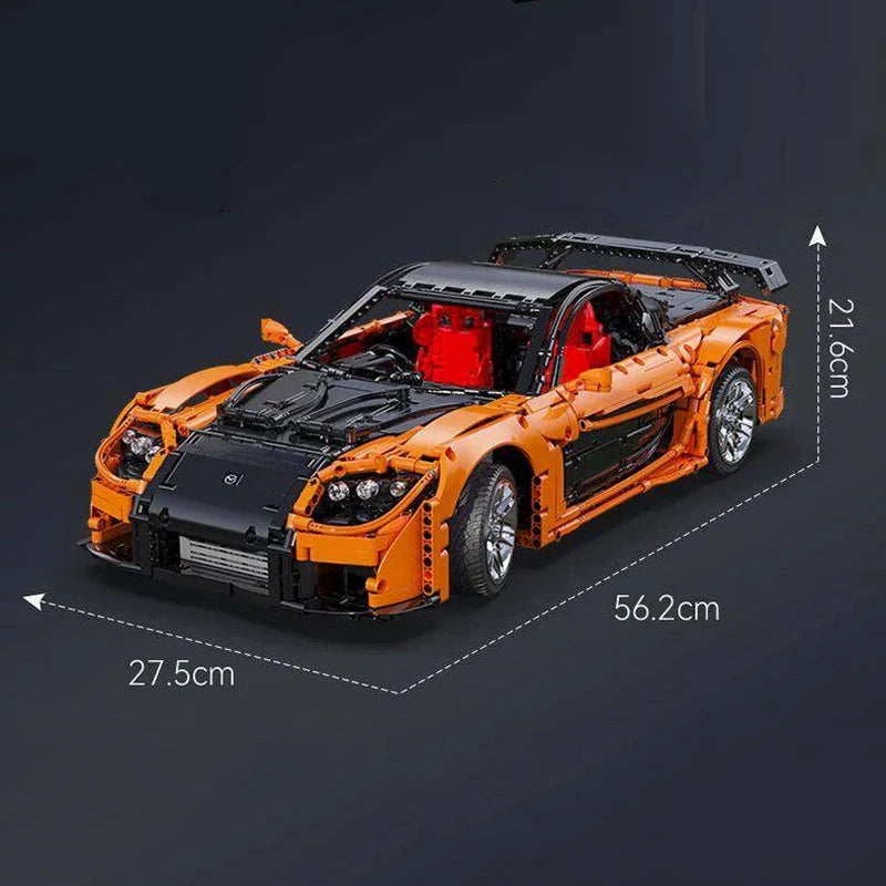 Fast & Furious RX-7 VeilSide Fortune 1:8 Scale Building Block Model