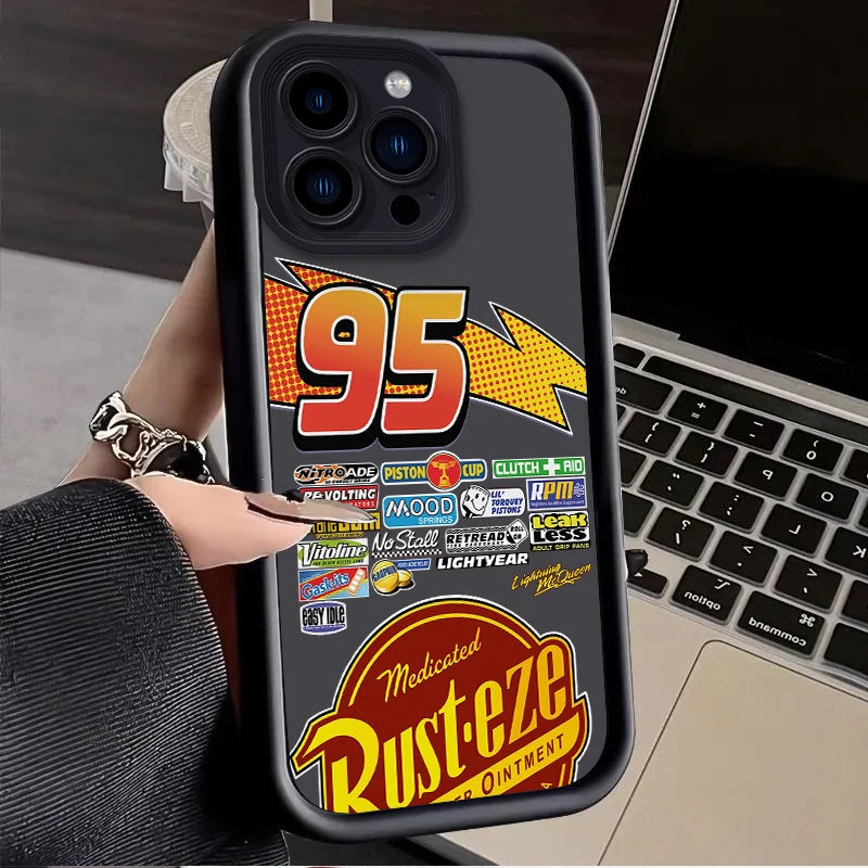 Lightning McQueen & Sally iPhone Case ā Speed Meets Style! ā”š±