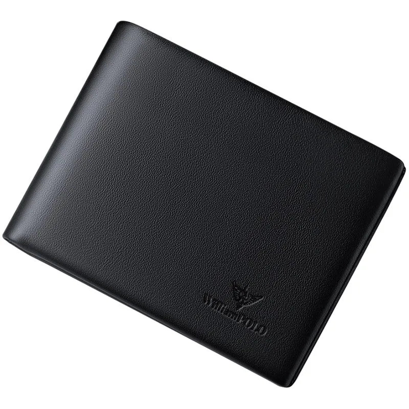 LuxeGuard RFID Leather Wallet