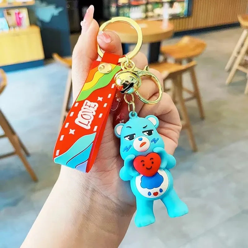 ๐ป Colorful Bear Keychain Duo โ Cute & Cheerful Accessory! ๐
