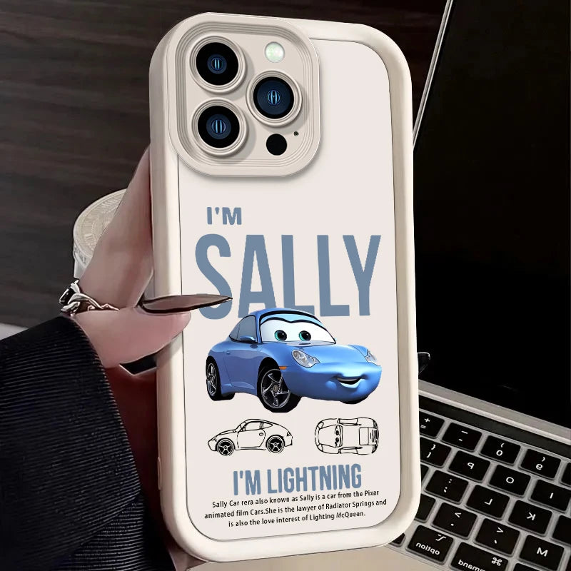 Lightning McQueen & Sally iPhone Case ā Speed Meets Style! ā”š±