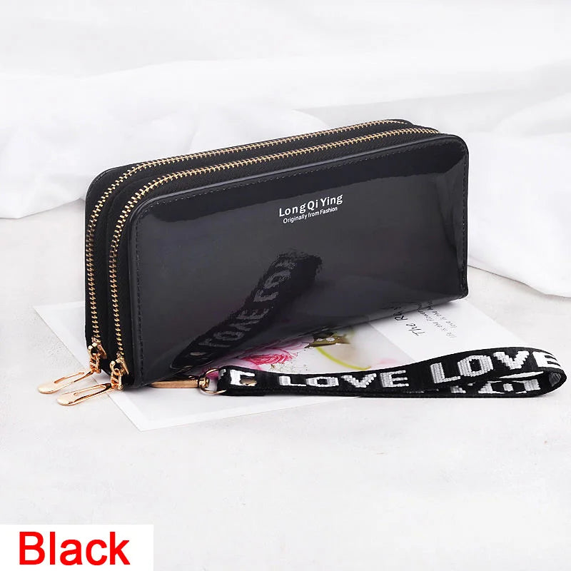 πΈ Elegant Long Zipper Clutch Wallet for Women