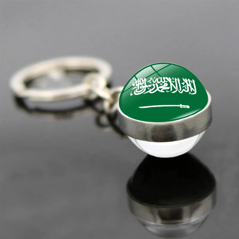 World Flag Keychain
