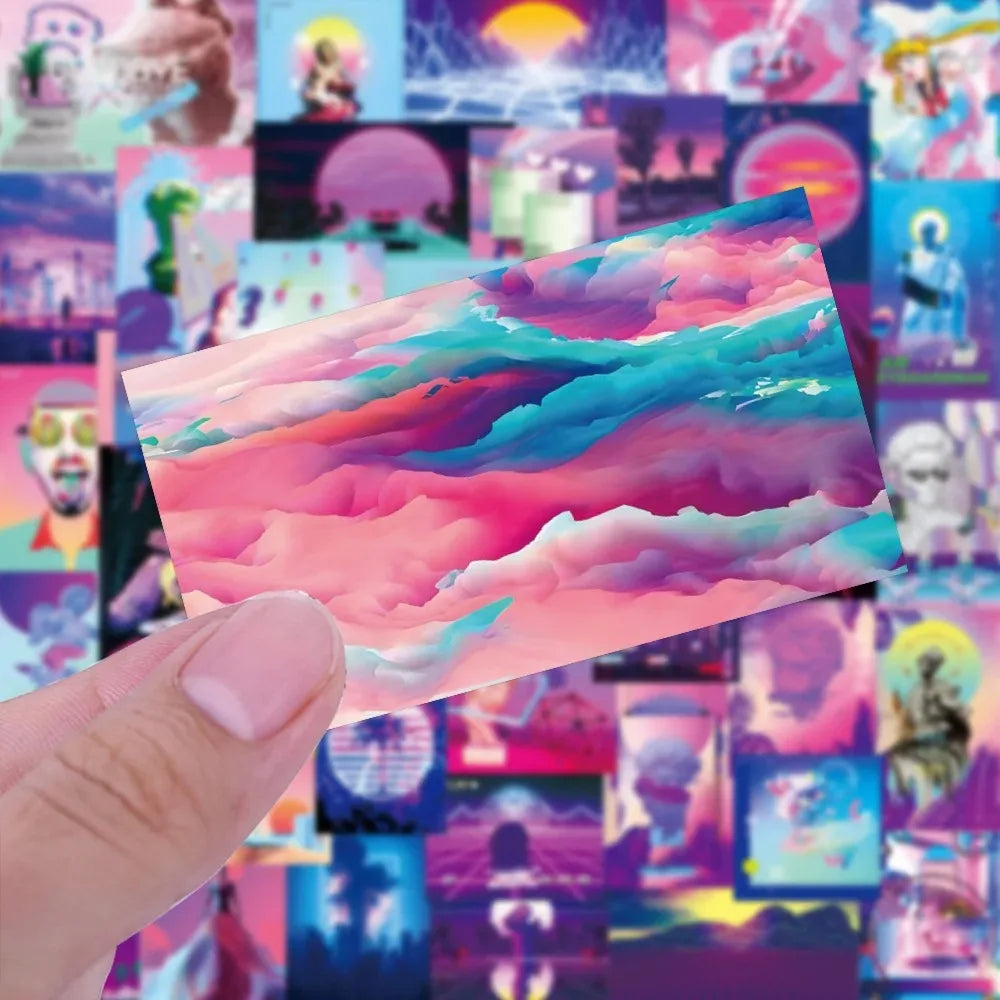 🌌✨ "Aesthetic DreamScape™ Wall Collage Kit" ✨🎨