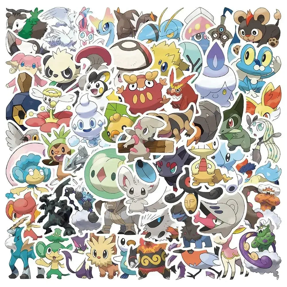 ๐โจ Mega Anime & Gaming Sticker Bundle โ 50pcs โจ๐