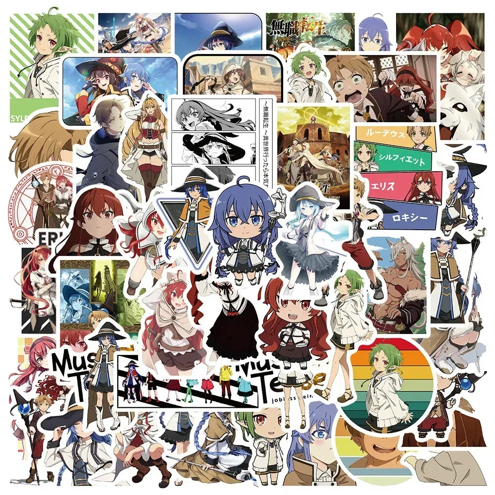 ๐โจ Mega Anime & Gaming Sticker Bundle โ 50pcs โจ๐