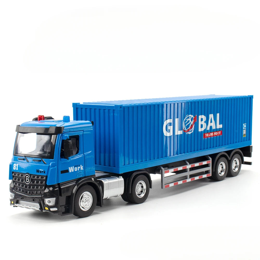 Heavy Duty Blue Dump Truck Toy ππ§ | Realistic Tipper Action for Kids