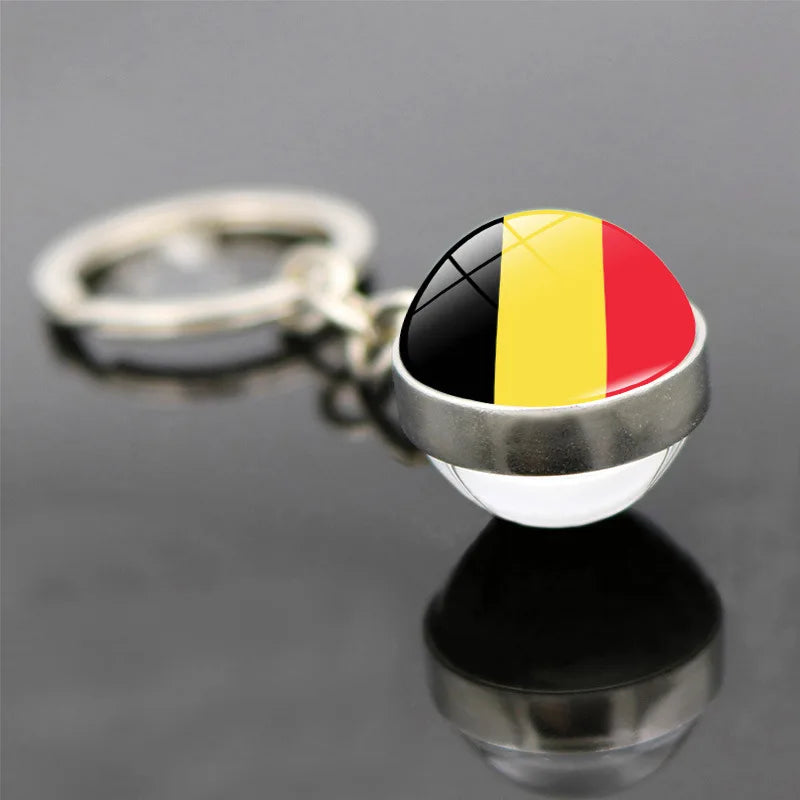 World Flag Keychain