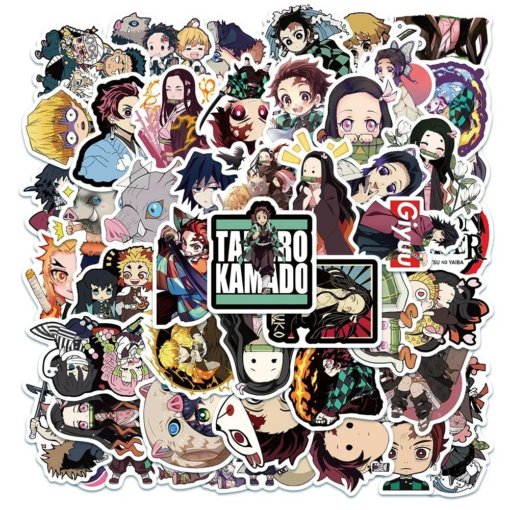 ๐โจ Mega Anime & Gaming Sticker Bundle โ 50pcs โจ๐