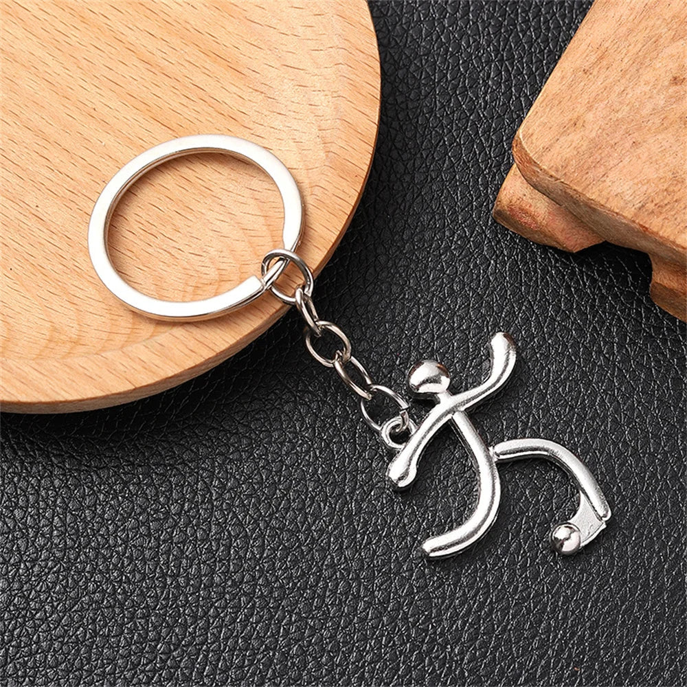 π΄ββοΈ Minimalist Bicycle Keychain β Perfect for Cyclists!