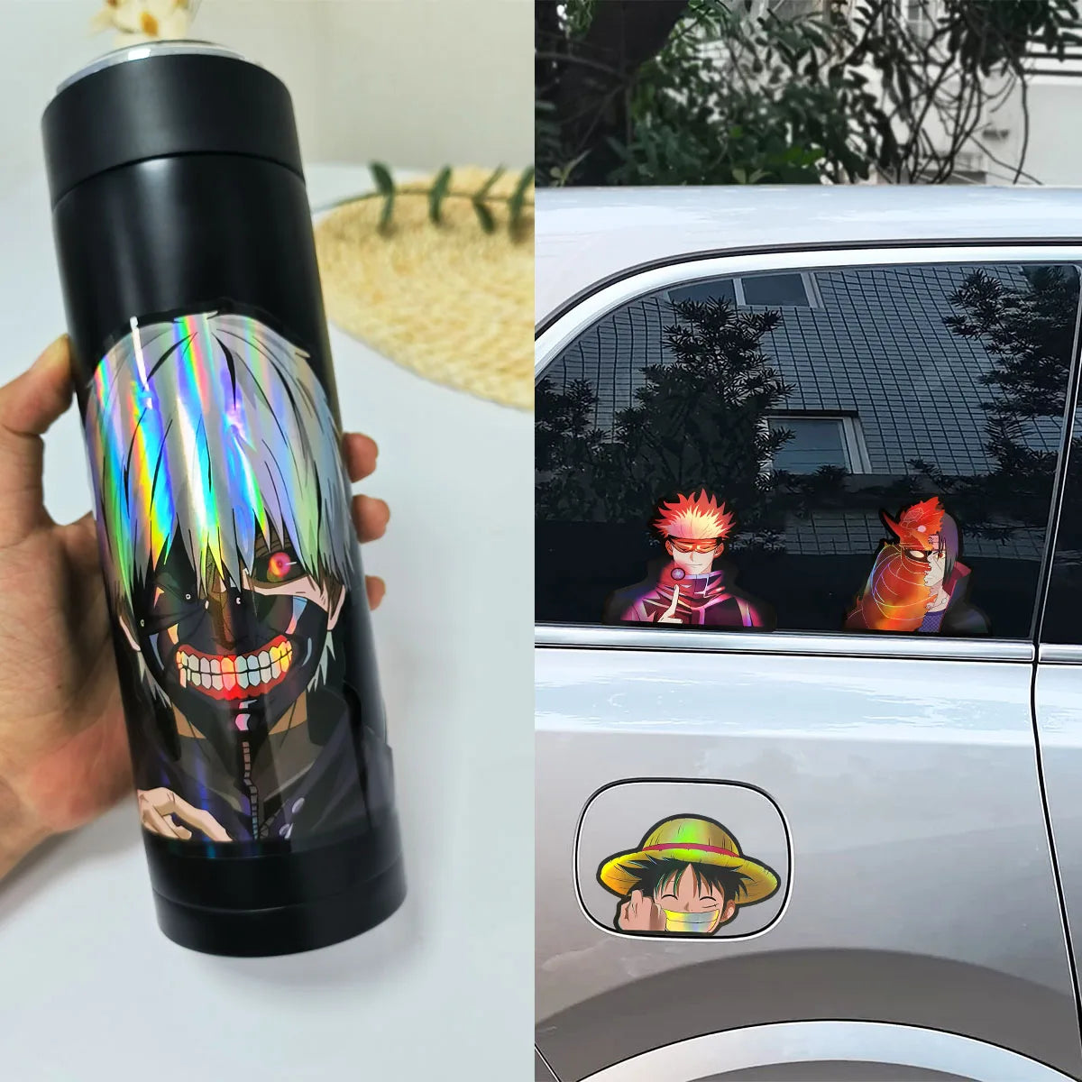 ๐โจ Anime Holographic Sticker Pack โ Epic Edition! โจ๐