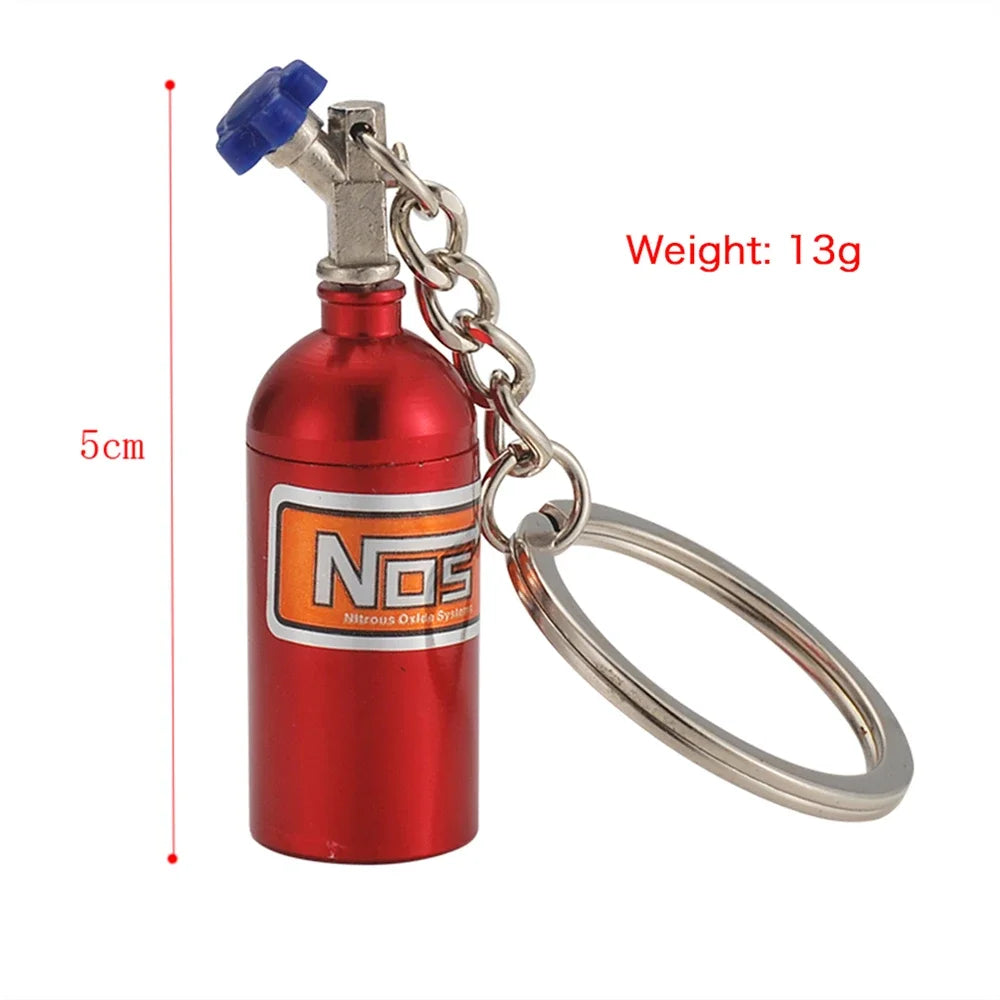NOS Nitrogen Bottle Keychain