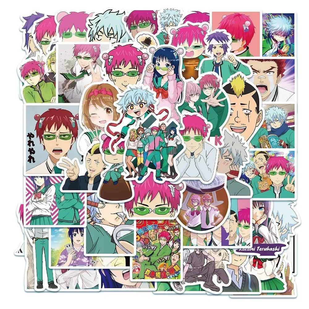 ๐โจ Mega Anime & Gaming Sticker Bundle โ 50pcs โจ๐