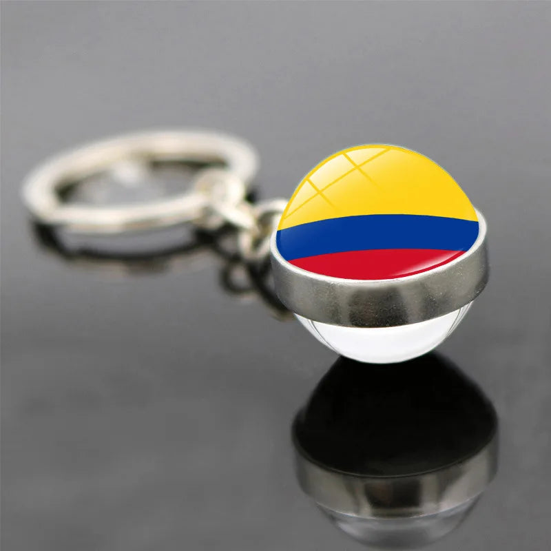 World Flag Keychain