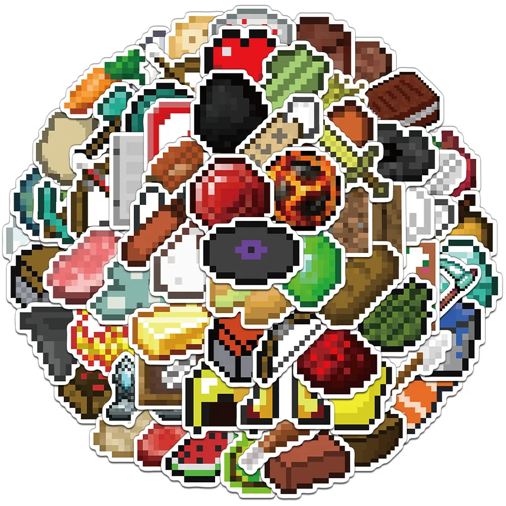 ๐ฎโจ PixelCraft Sticker Pack ๐งฉ๐ช