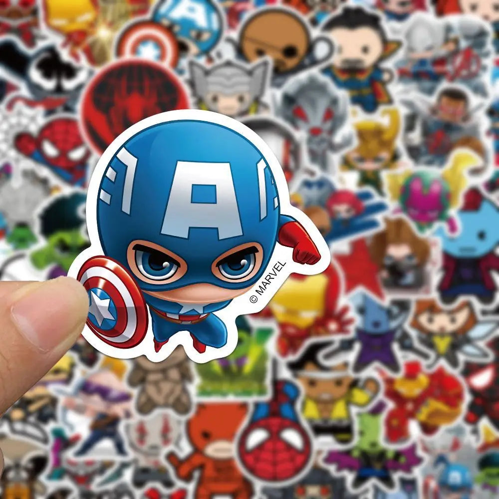 π¦ΈββοΈ Superhero Squad Sticker Pack β 50pcs of Chibi Hero Power! β‘π·