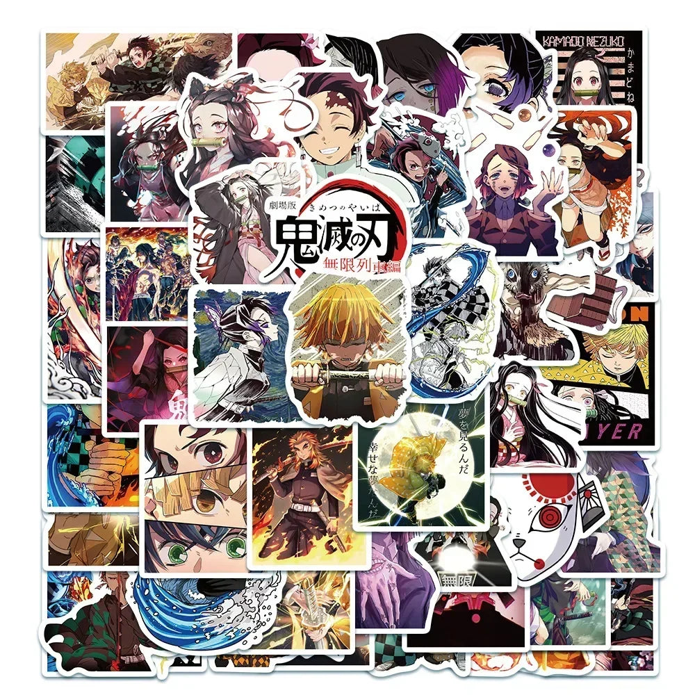 ๐โจ Mega Anime & Gaming Sticker Bundle โ 50pcs โจ๐