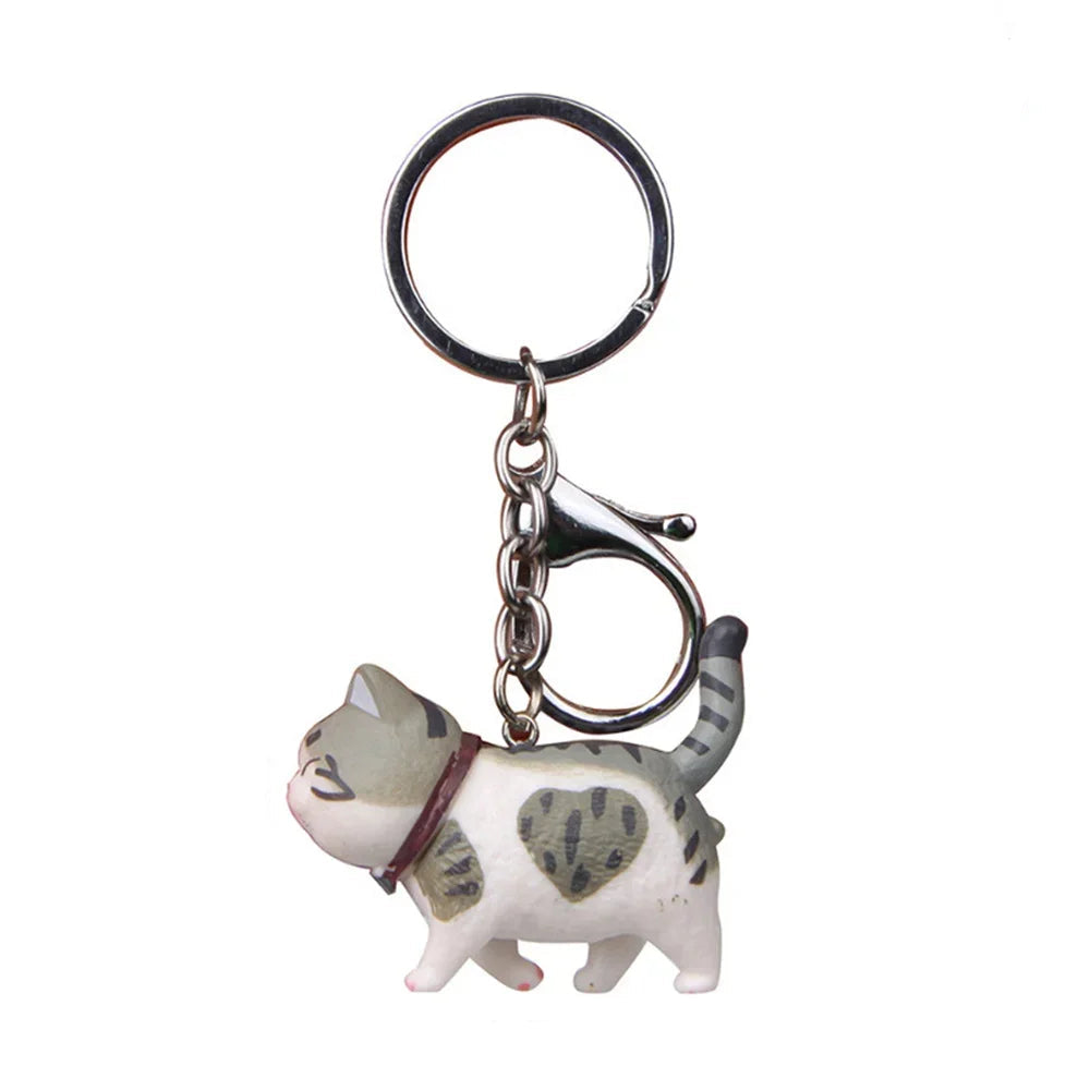 πΎ Cartoon Cat Keychain β Fun & Lovely Gift for Everyone! πΊ