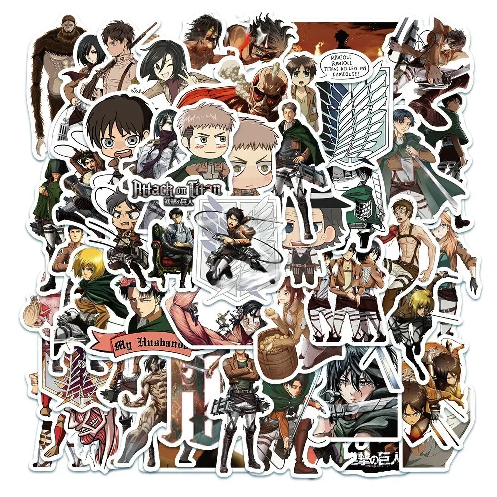 ๐โจ Mega Anime & Gaming Sticker Bundle โ 50pcs โจ๐
