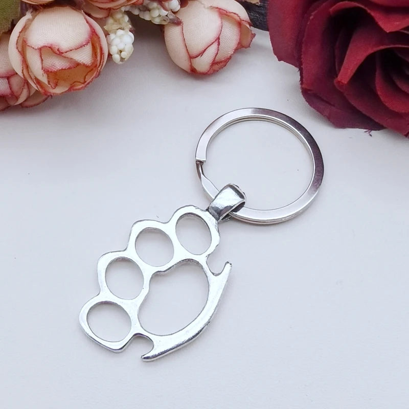 β‘π Mini Metal Knuckle Keychain πβ¨