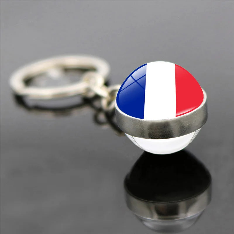 World Flag Keychain