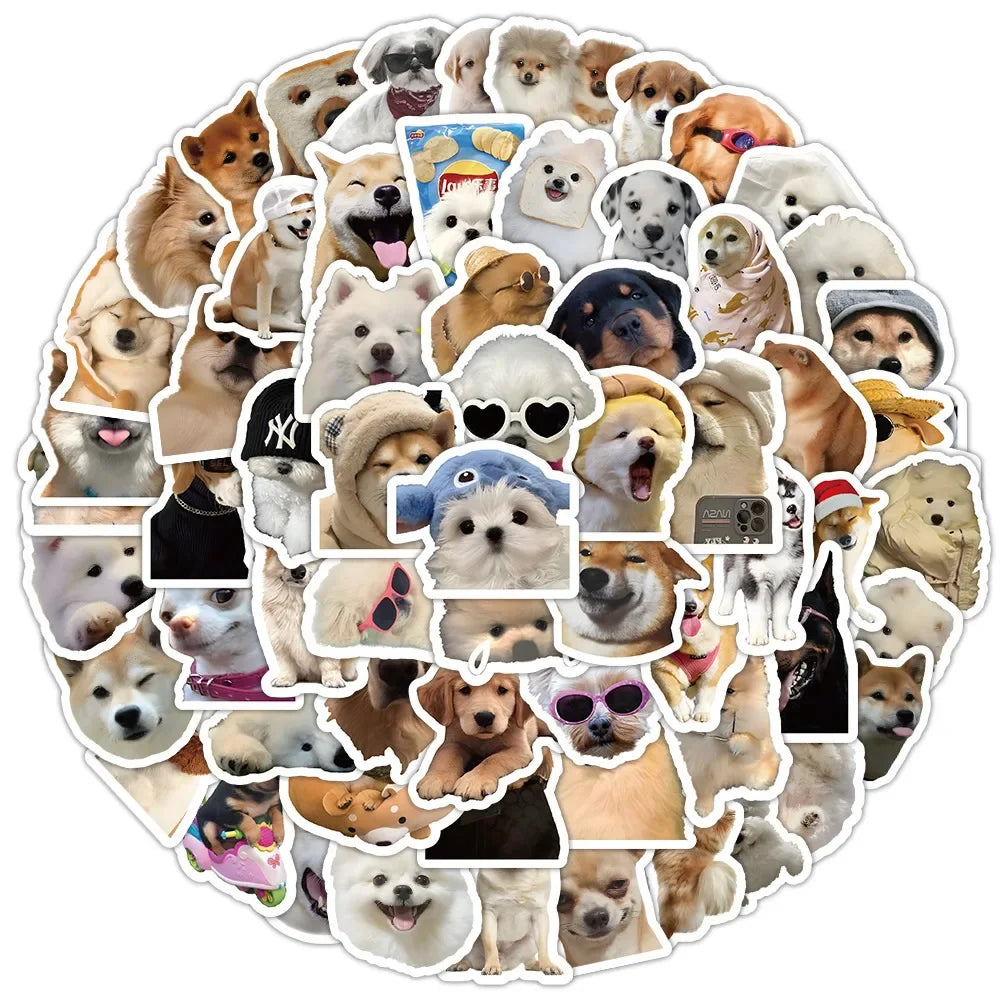 ๐พ Cute Dog Sticker Pack โ 10/50/100pcs of Pure Pup Joy! ๐ถโจ