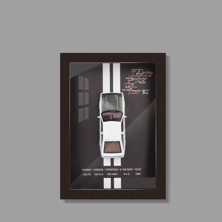 ๐ผ๏ธ 1:32 Framed 3D Sports Car Model โ Metal Racing Art for Display & Gifts ๐