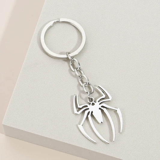 Metal Spider Keychain