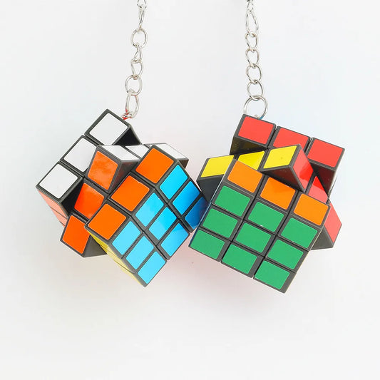 🧠🔑 Mini 3x3 Rubik's Cube Keychain – Pocket Puzzle Toy for Smart Fun!