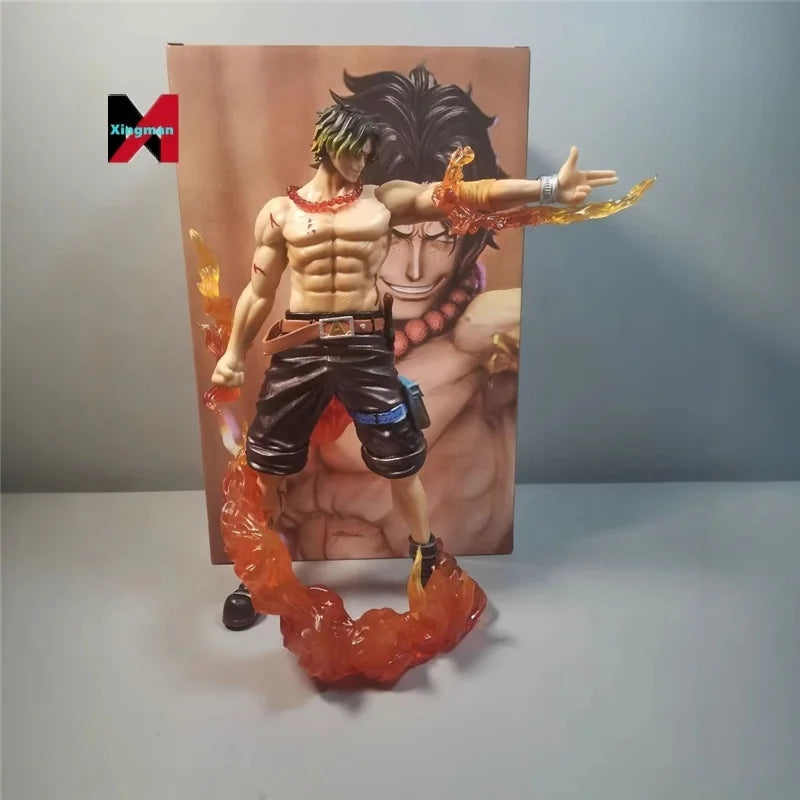 🧯🔥 “Fire Fist Ace” Anime Action Figure – One Piece Collectible Statue 🏴‍☠️✨