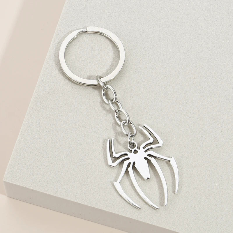 Metal Spider Keychain